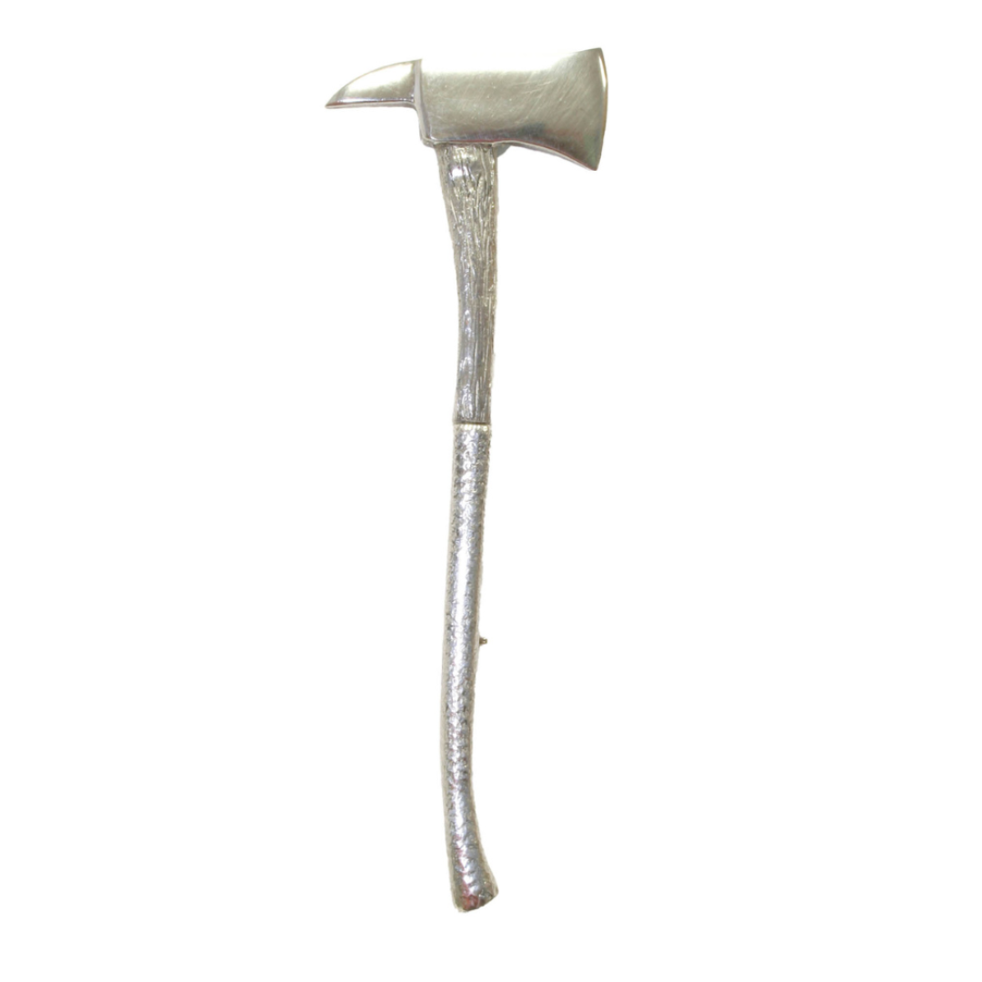 Glen Esk | Kilt Pin - Polished Fire Department Axe