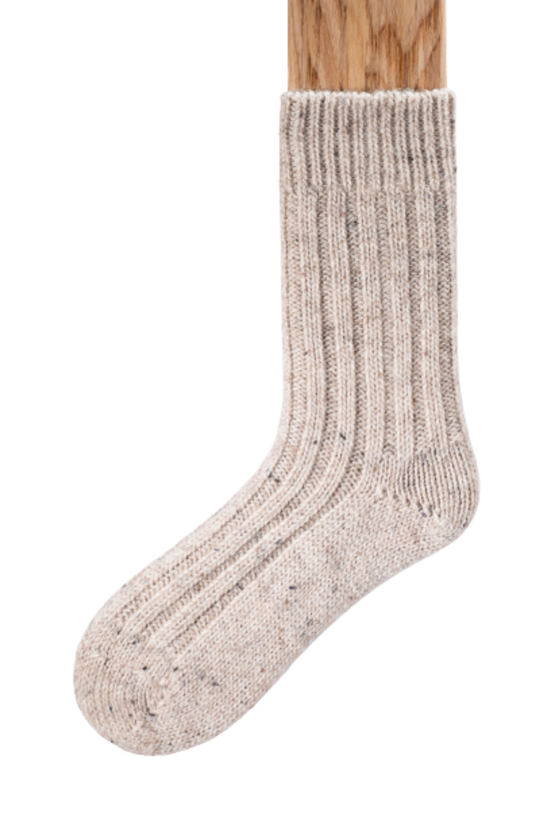 Grange Craft 100% Connemara Tweed Socks Oatmeal Fleck
