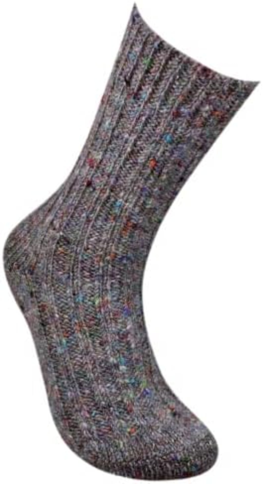 Grange craft country sock 100%wool Donegal
fleck