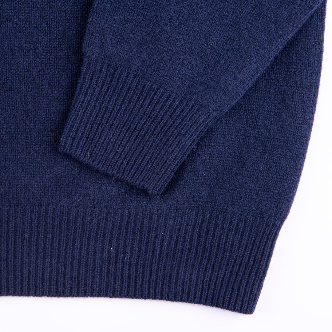 Harley of Scotland | Dorothy Crew Neck Sweater - Notte