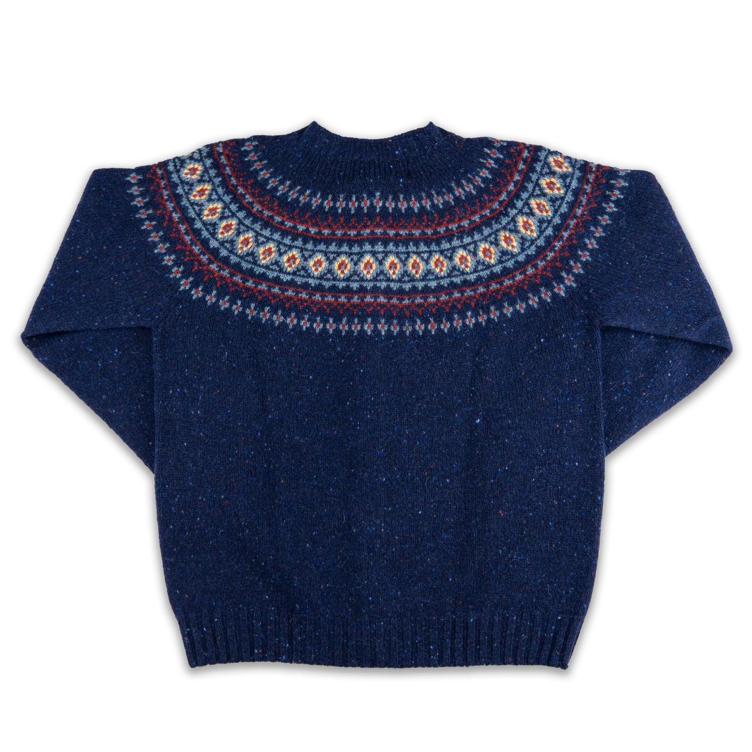 Harley of Scotland | Glenugie Fair Isle Cardigan - Jura