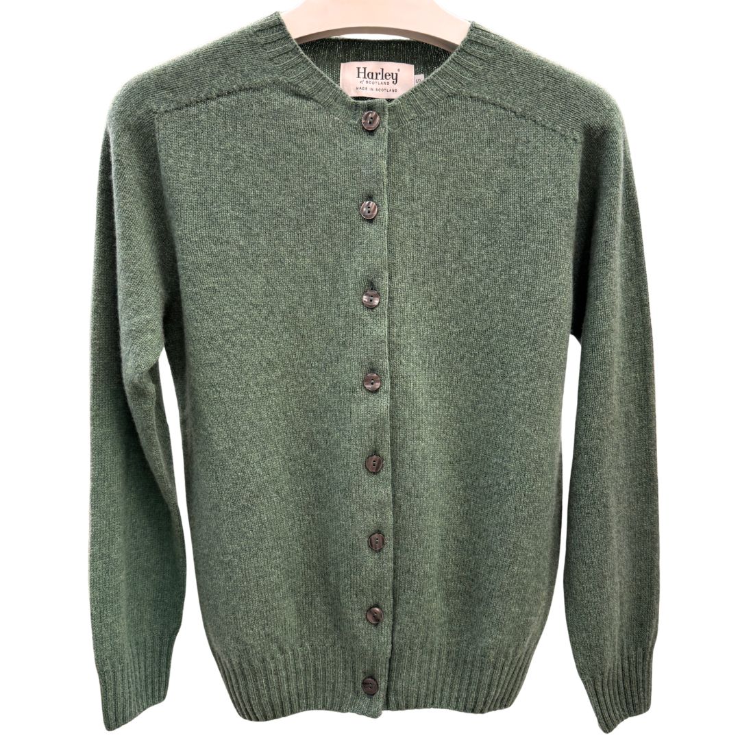 Harley of Scotland | Superfine Lambswool Cardigan - Strath