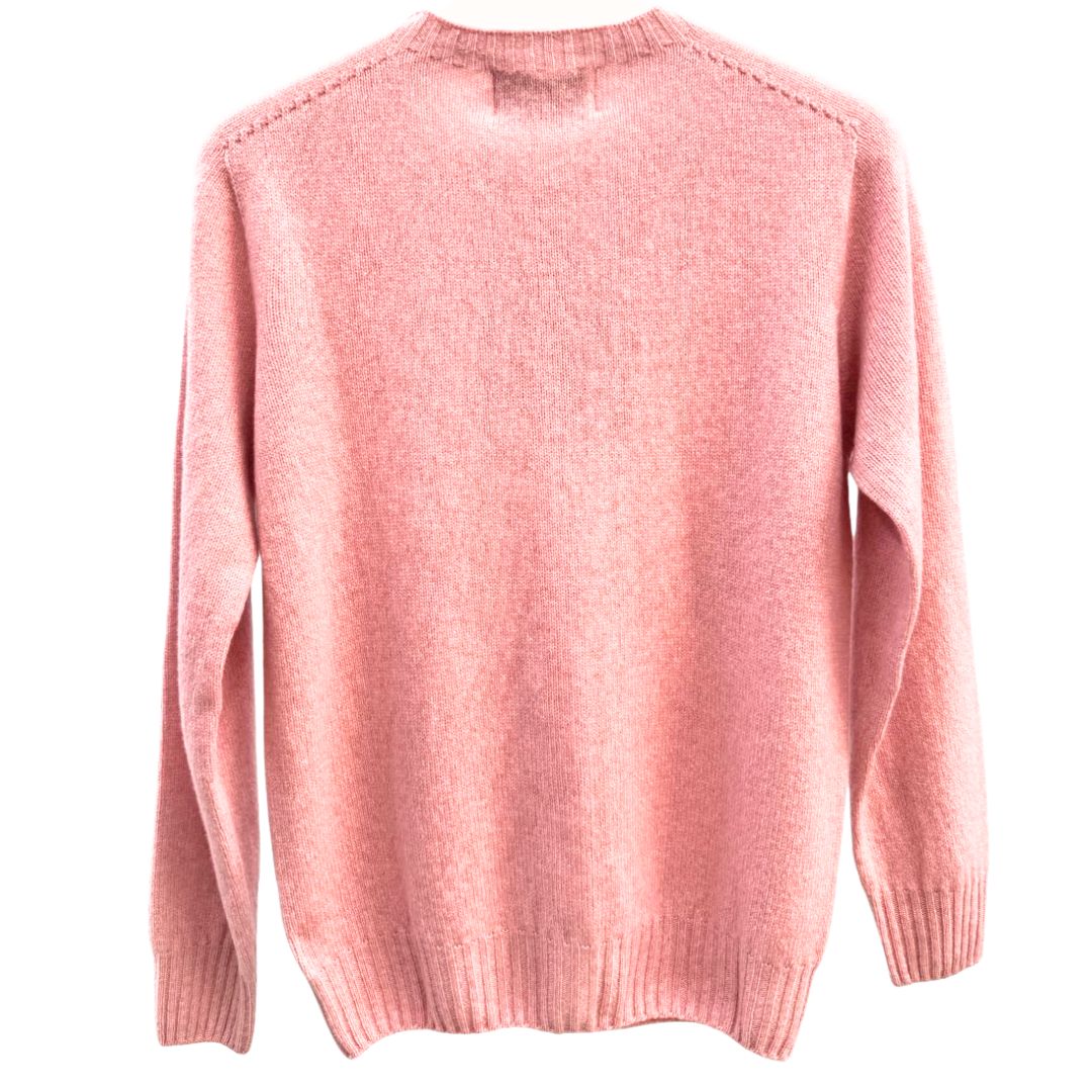 Harley of Scotland | Superfine Lambswool Cardigan - Nymph