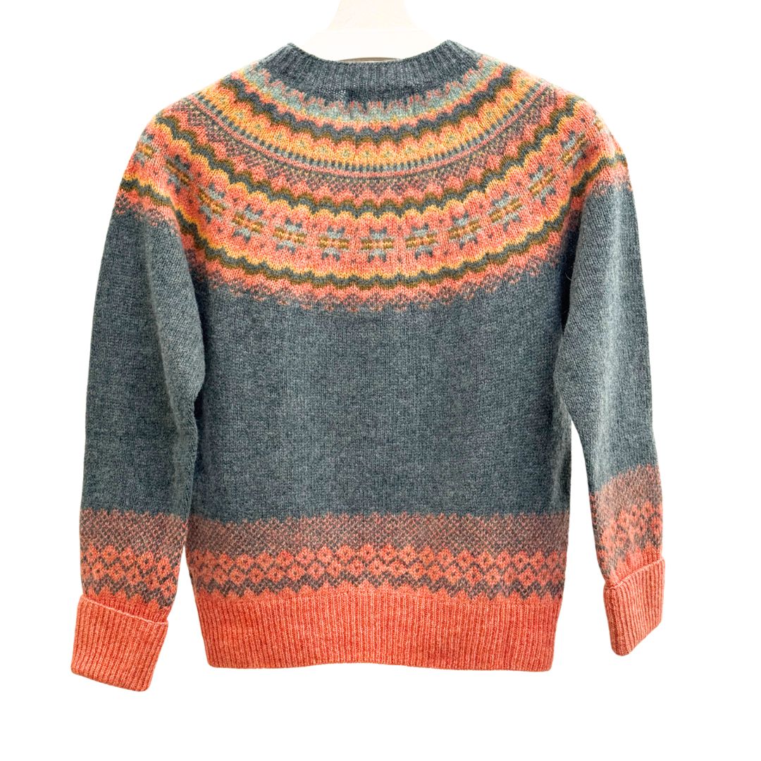 Harley of Scotland | Fair Isle Sweater - Verdigris
