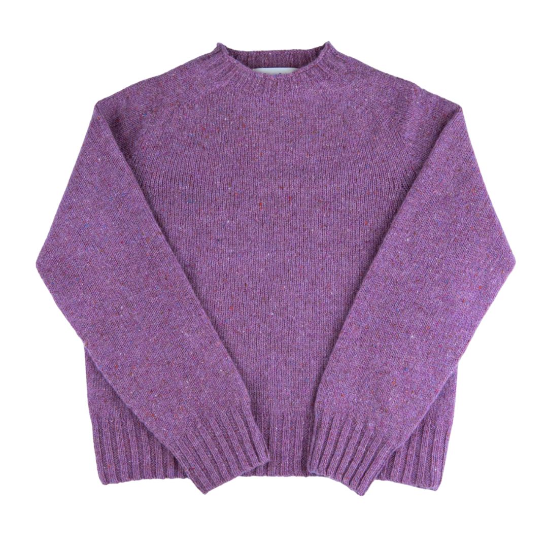 Harley of Scotland | Glenugie Cropped Crew Neck Sweater - Shuna