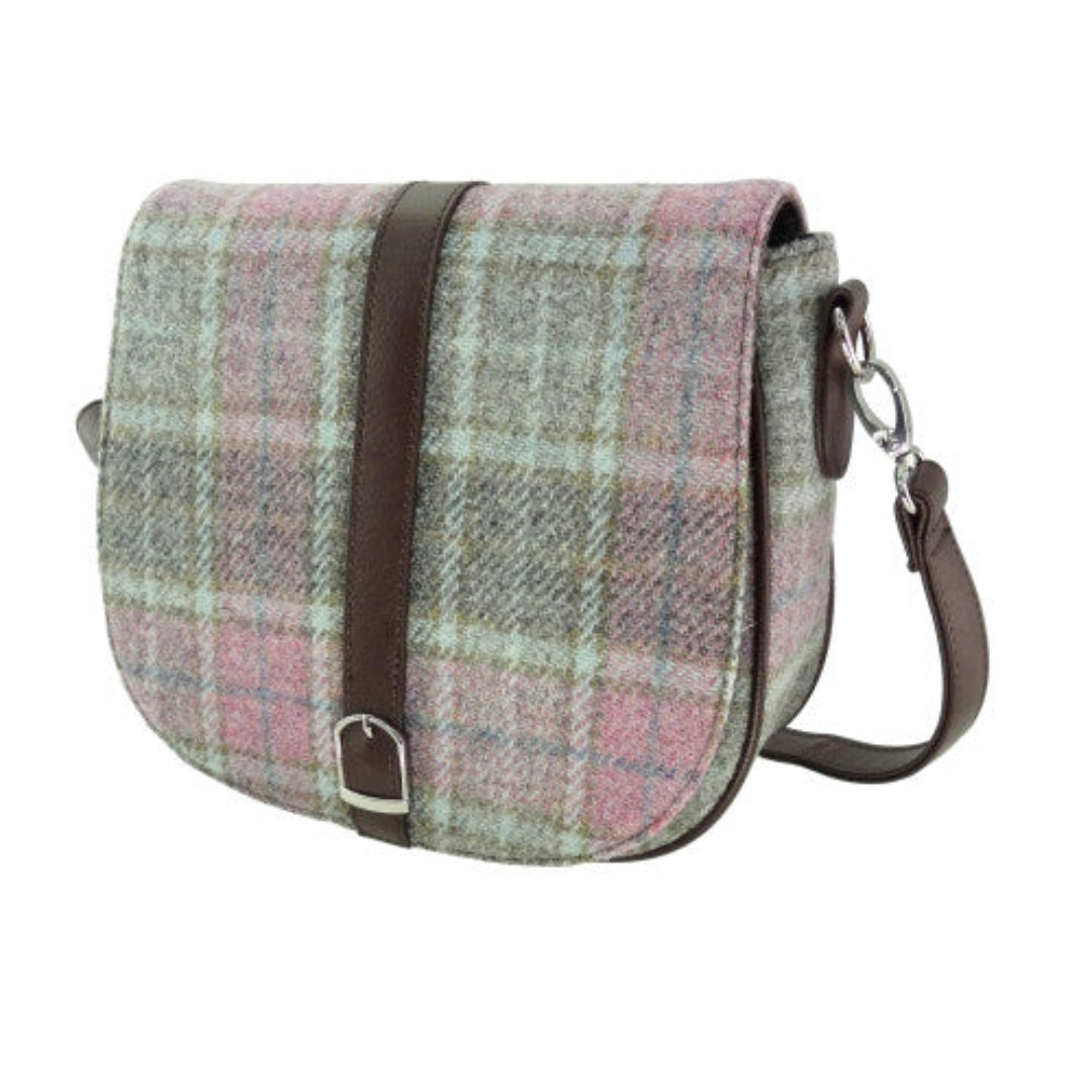 Harris Tweed - Beauly Shoulder Bag - Soft Pink Buchanan