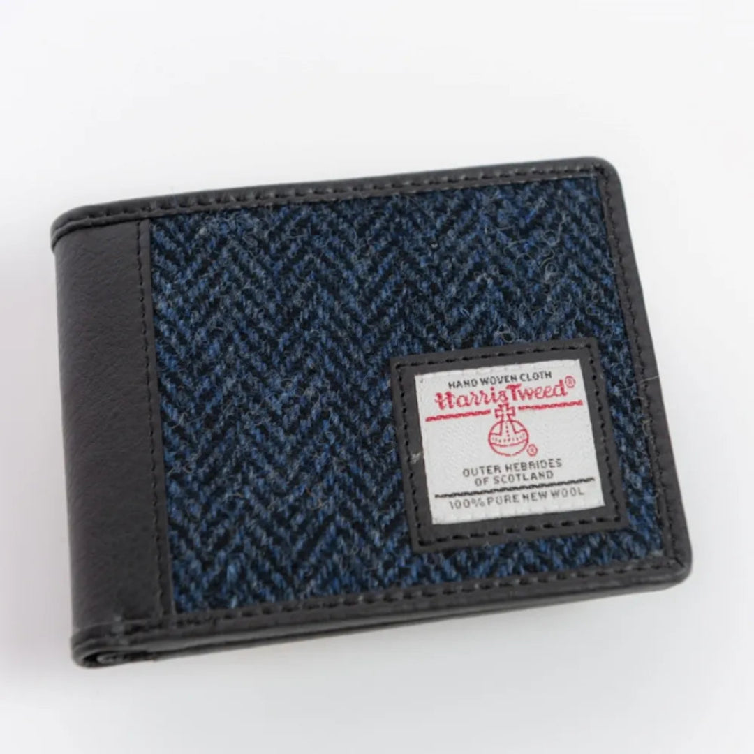 Harris Tweed | Bifold Wallet - Blue