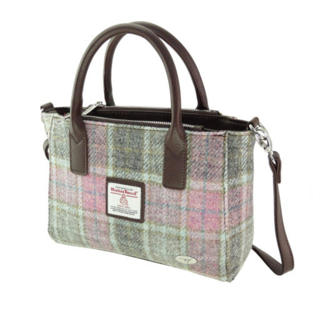 Harris Tweed | Brora Small Tote - Soft Pink Buchanan