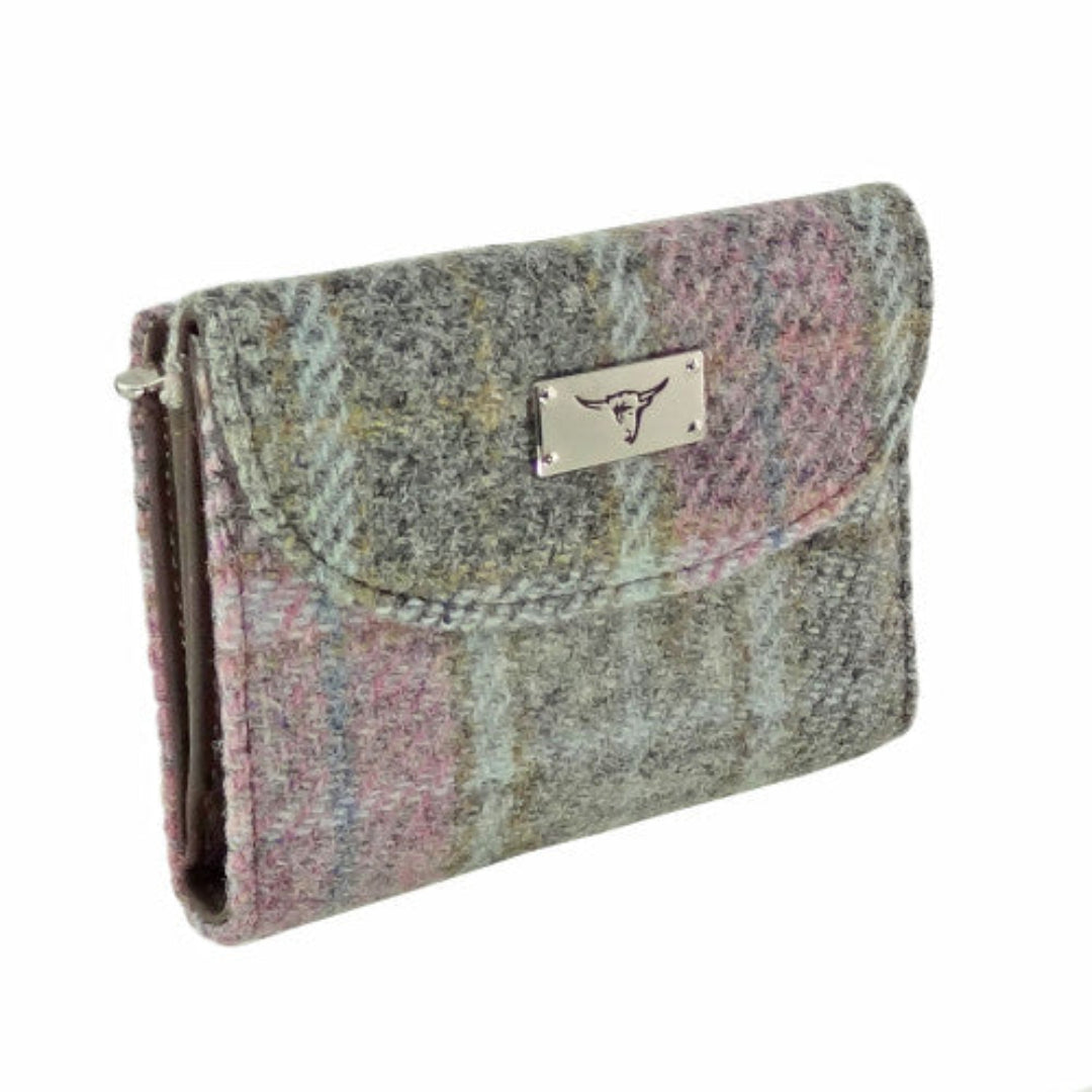 Harris Tweed | Jura Wallet - Soft Pink Buchanan