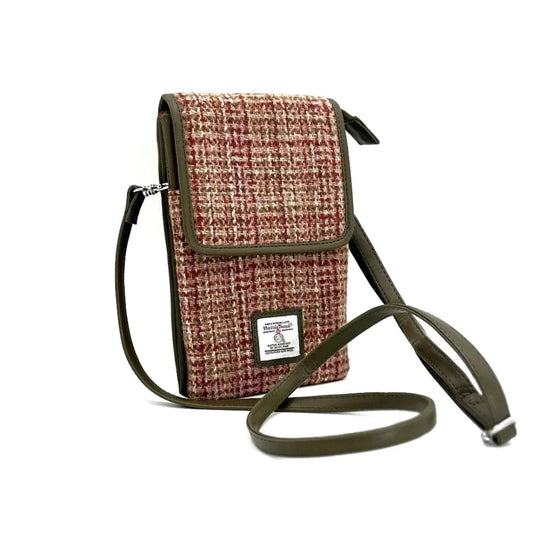 Harris Tweed | Mini Crossbody Bag - Maple