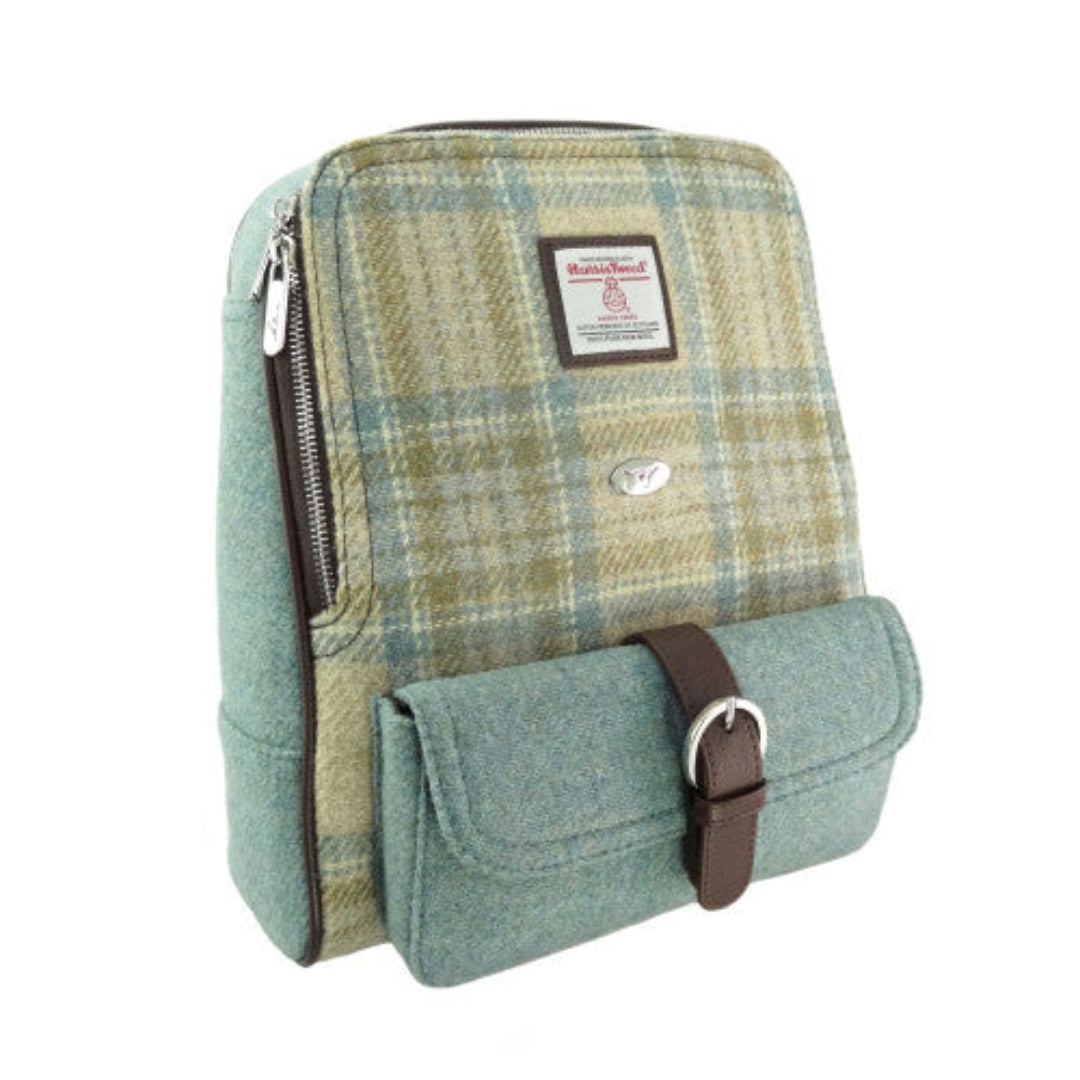 Harris Tweed | Naver Backpack - Green Check