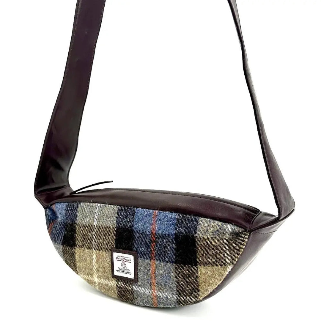 Harris Tweed | Sling Bag | Blue/Brown Check