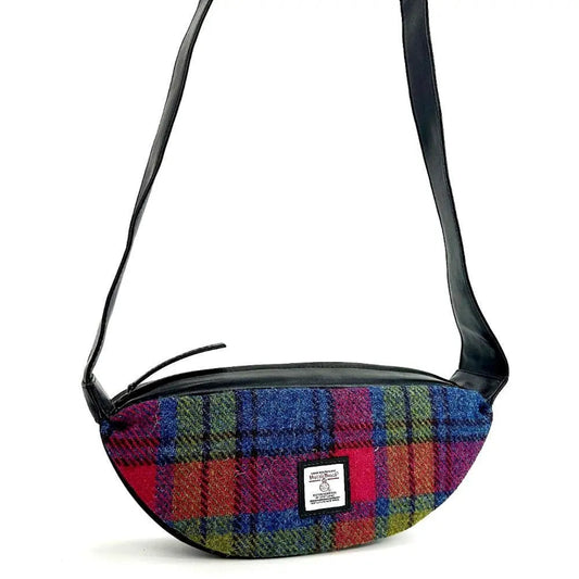 Harris Tweed | Sling Bag | Blue/Pink Check