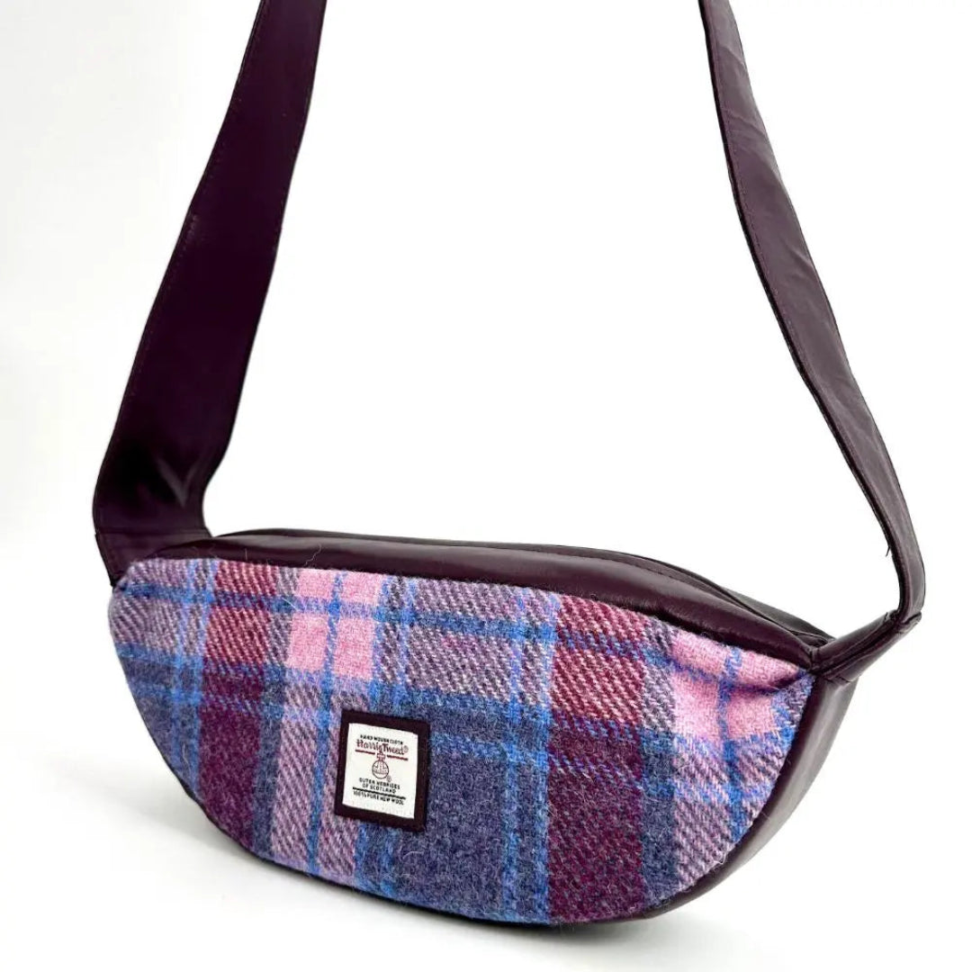 Harris tweed | Sling Bag | Pastle Pink