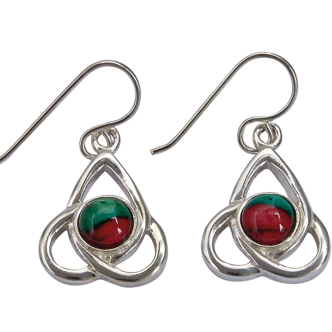 Heathergems | Celtic Silver Earrings