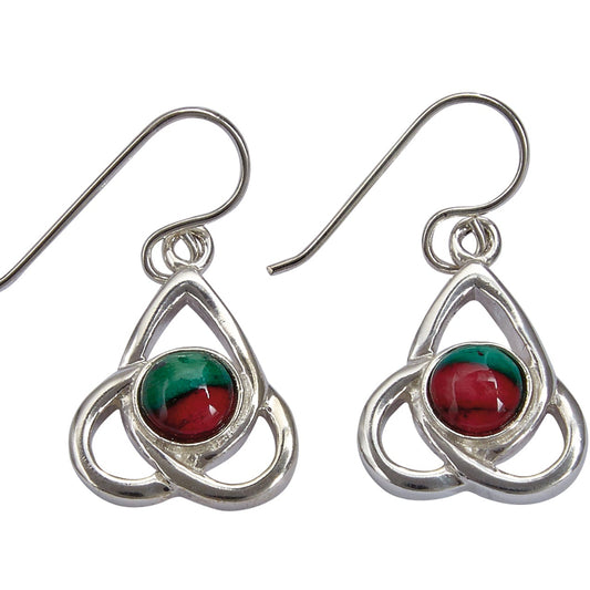 Heathergems | Celtic Silver Earrings