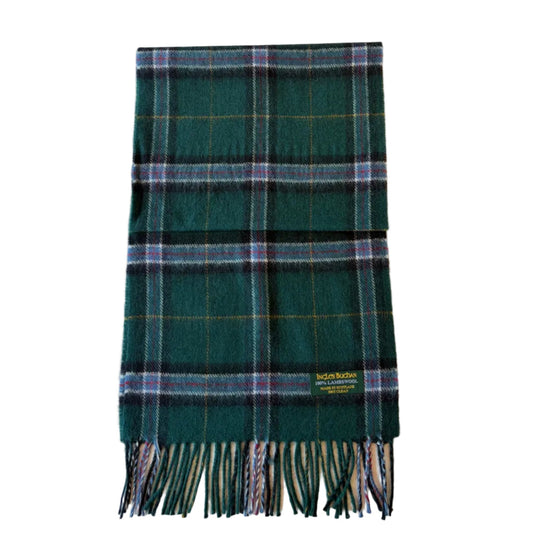 Ingles Buchan | Lambswool Scarf - Celtic Green