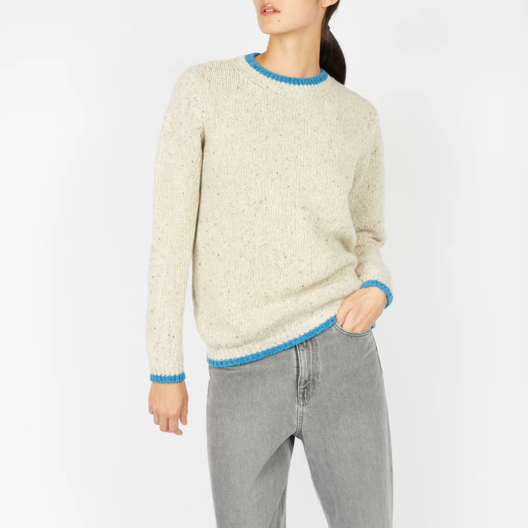 IrelandsEye | Slaney Crewneck Sweater- Chalkstone