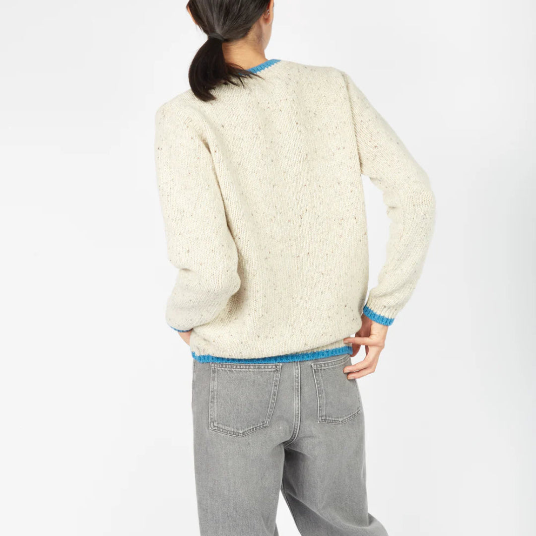 IrelandsEye | Slaney Crewneck Sweater- Chalkstone