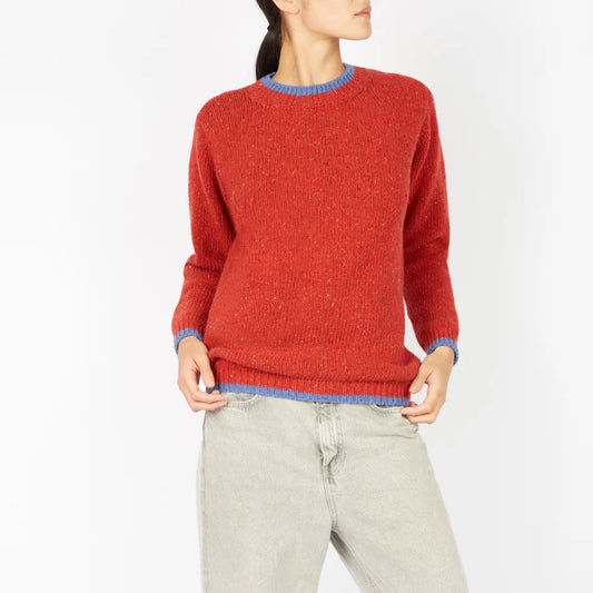 IrelandsEye | Slaney Crewneck Sweater - Chilli