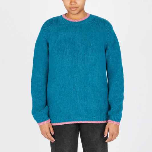 IrelandsEye | Slaney Crewneck Sweater - Teal Harbour