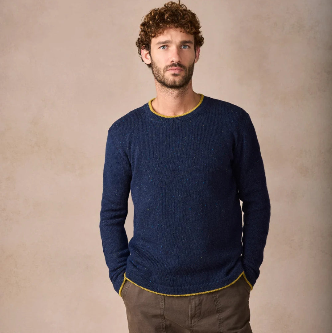 Irelands Eye | Newstone Sweater - Rich Navy