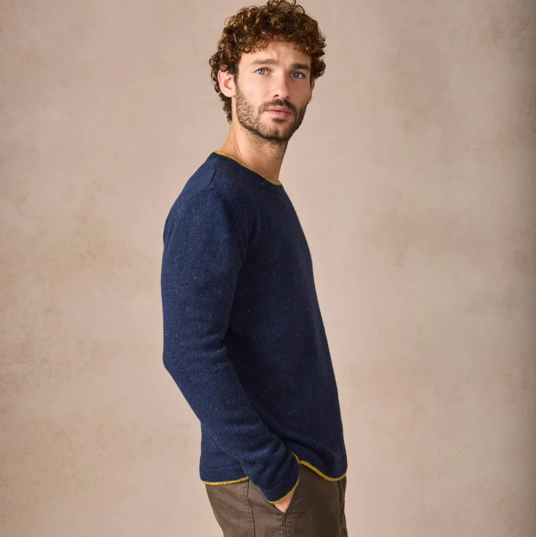 Irelands Eye | Newstone Sweater - Rich Navy