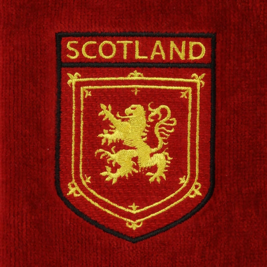 Lion Rampant Golf Towel - Red