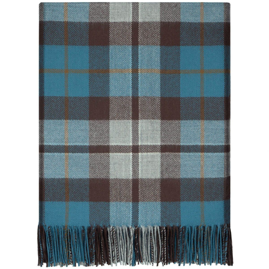 Lochcarron | Tartan Lambswool Blanket - Rose Hunting Grey