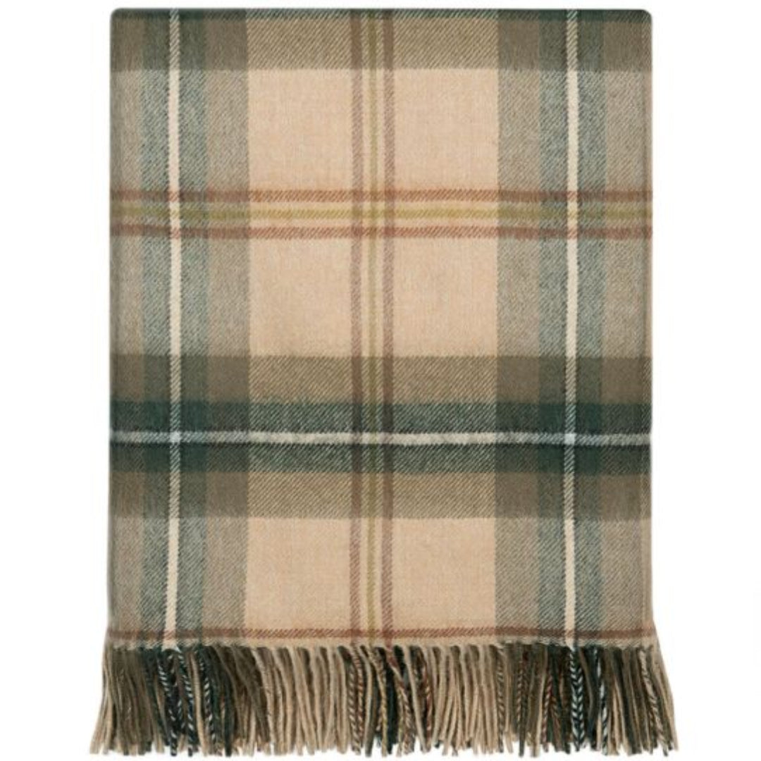 Lochcarron | Tartan Lambwsool Blanket - Saskatchewan Weathered