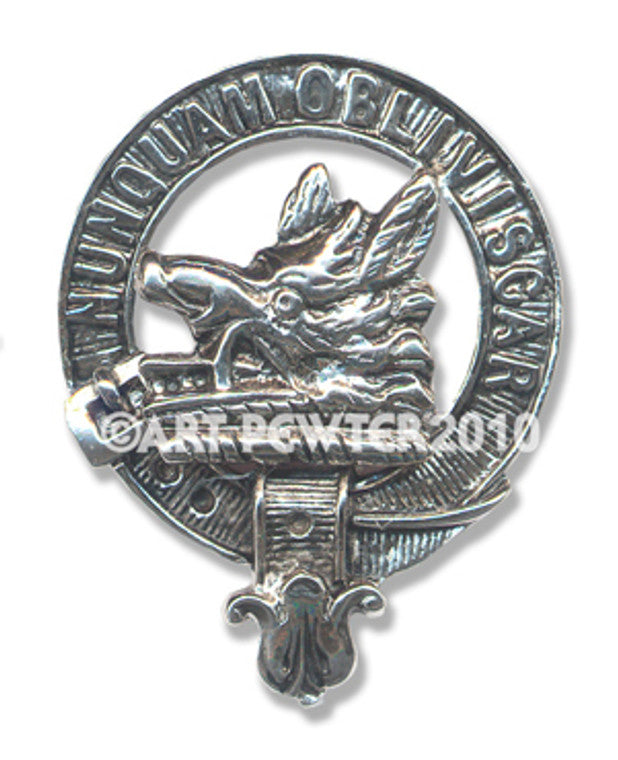 Art Pewter | Clan Cap Badge