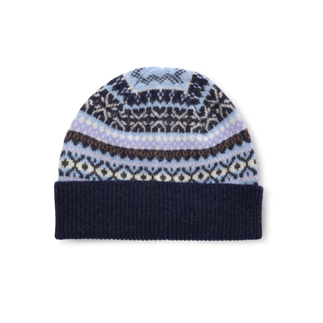 Mackie of Scotland | Kerse Hat - Fair Isle Blue