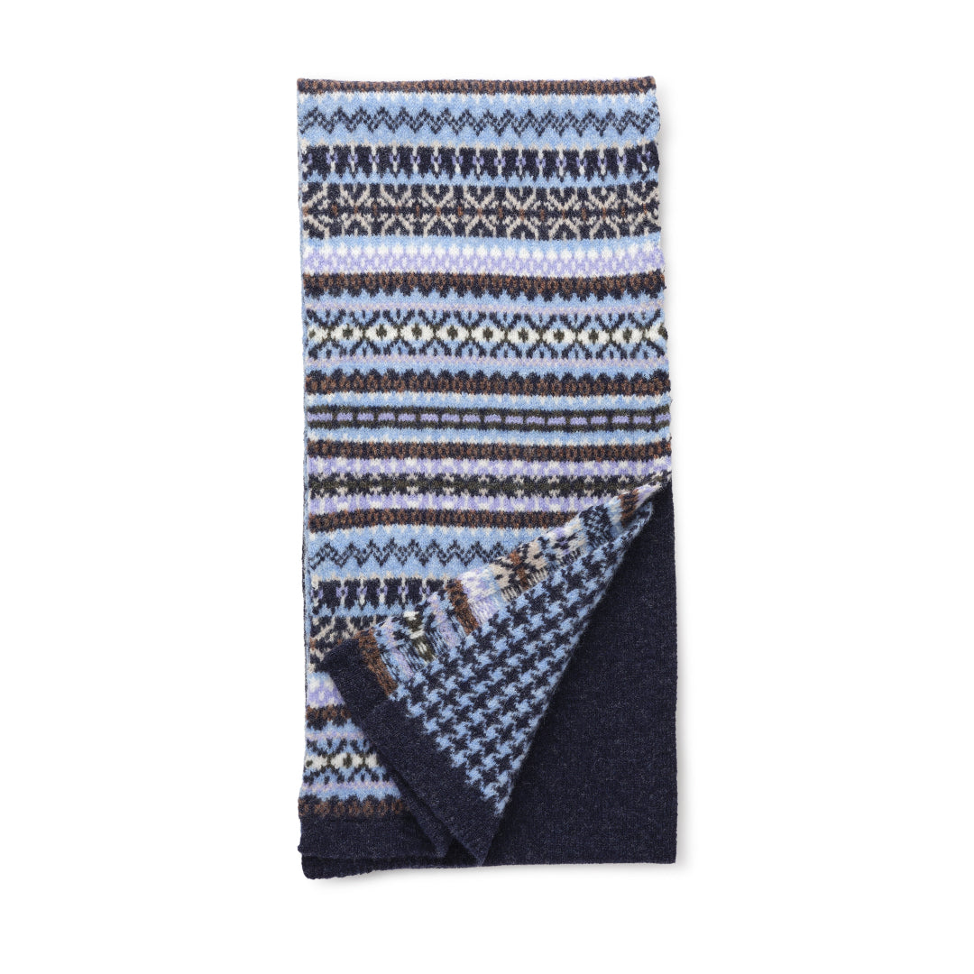 Mackie of Scotland | Kerse Scarf - Fair Isle Blue