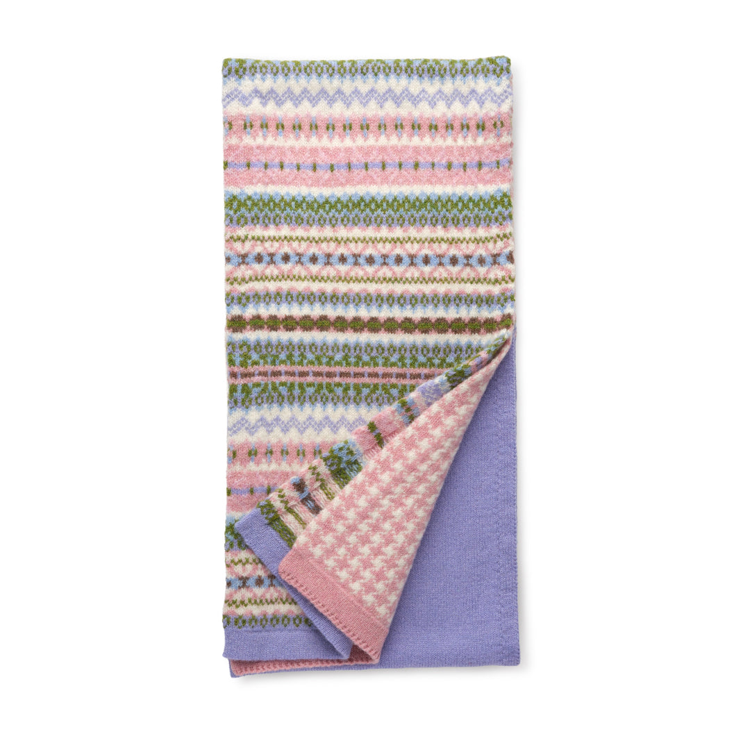 Mackie of Scotland | Kerse Scarf - Fair Isle Mauve