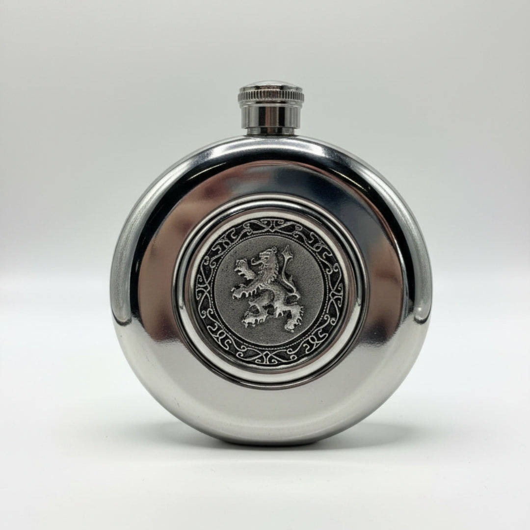 Mullingar | Hip Flask - Lion Rampant 5oz.