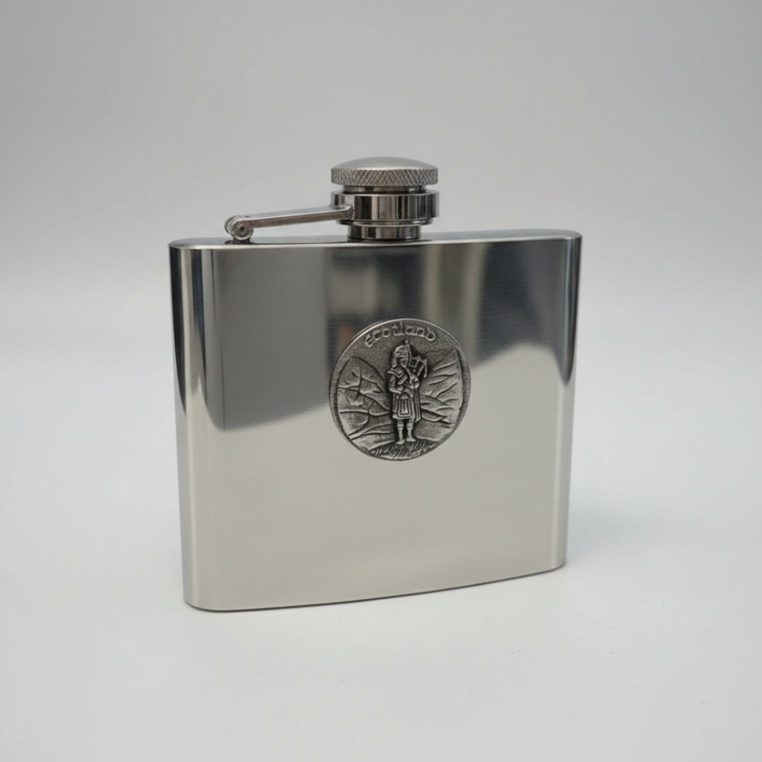 Mullingar Pewter | Hip Flask - Piper 5oz.