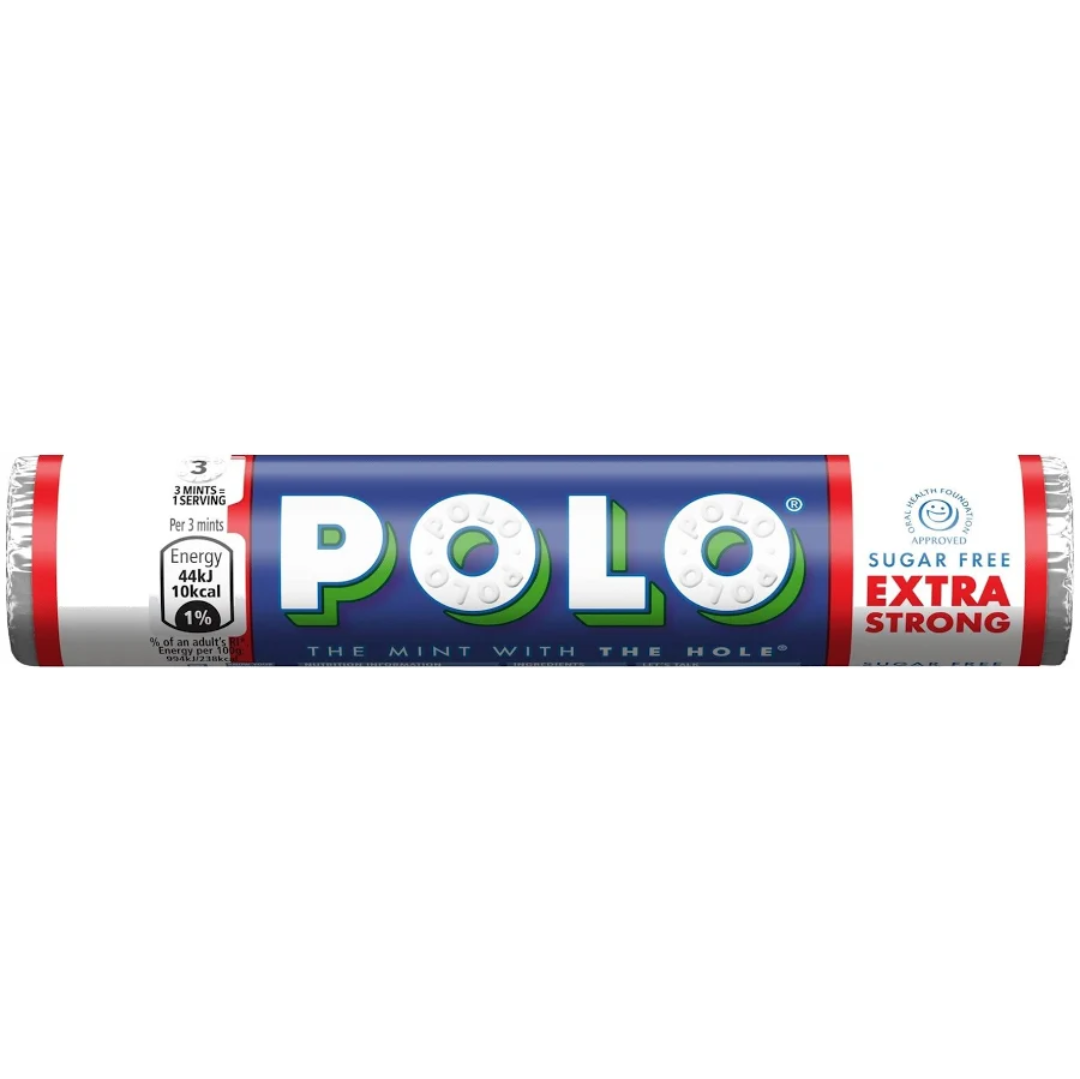 Nestle | Polo Sugar Free Extra Strong Mints 34g