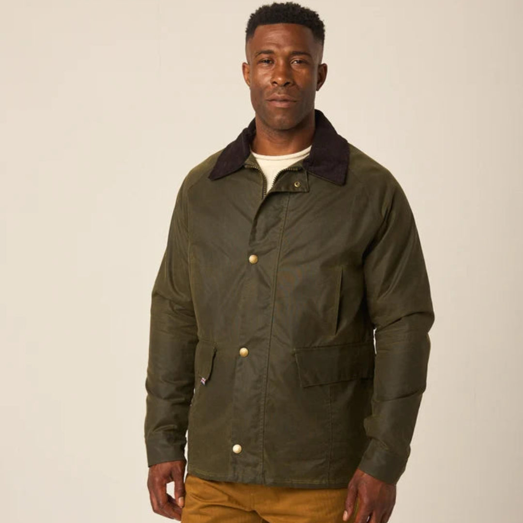 Peregrine | Cooper Waxed-cotton Jacket - Olive
