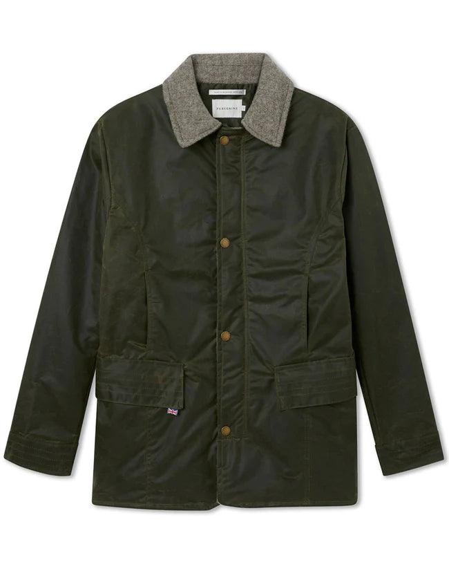 Peregrine | Field Waxed Cotton Jacket - Olive