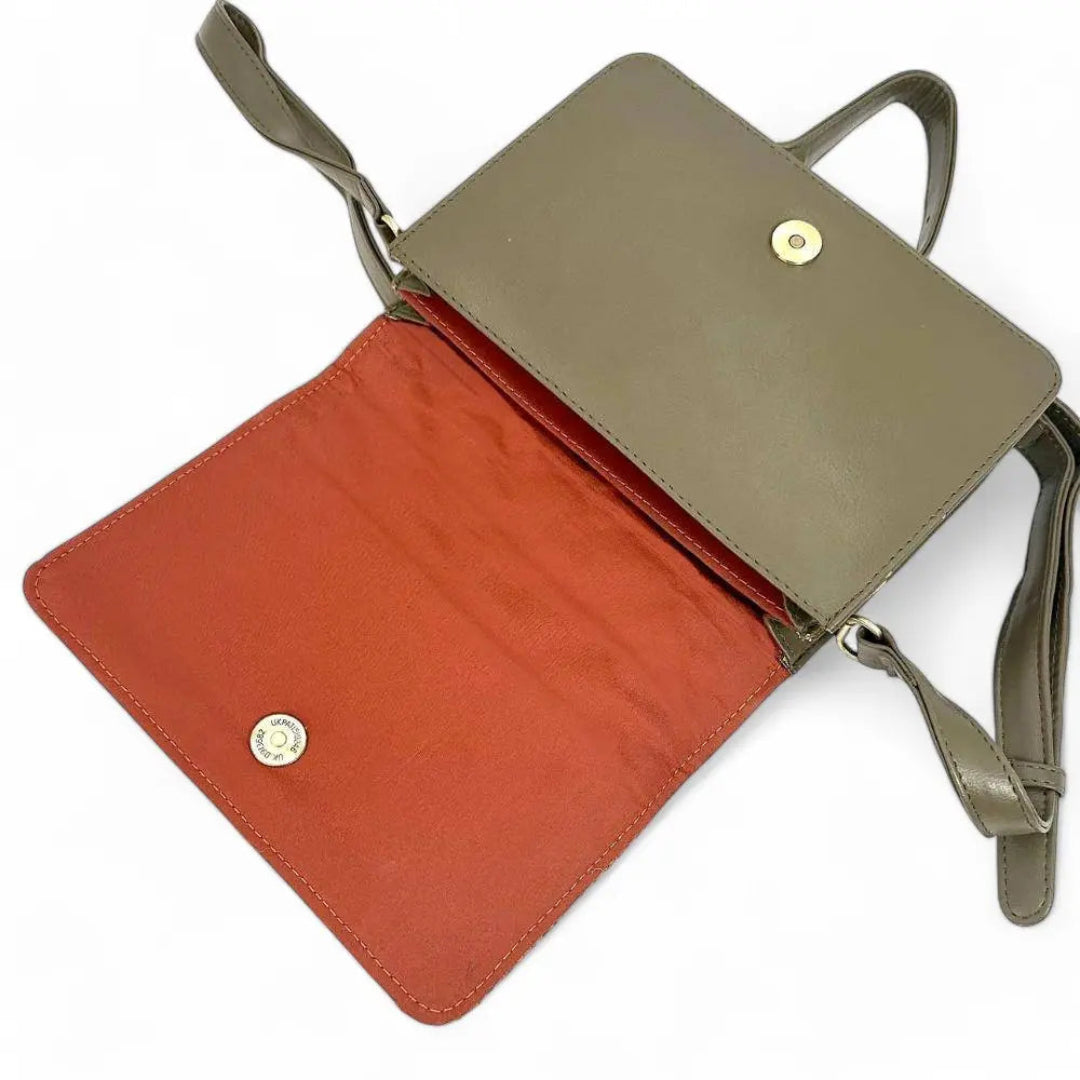 Harris Tweed | Quilted Shoulder Bag - Maple