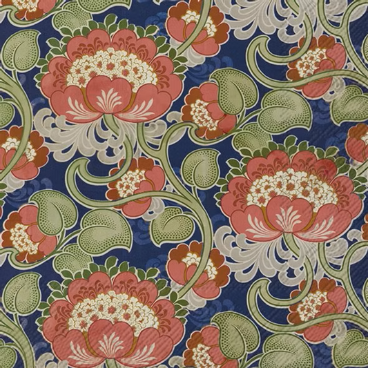Retro Flowers Napkins | Lunch Size