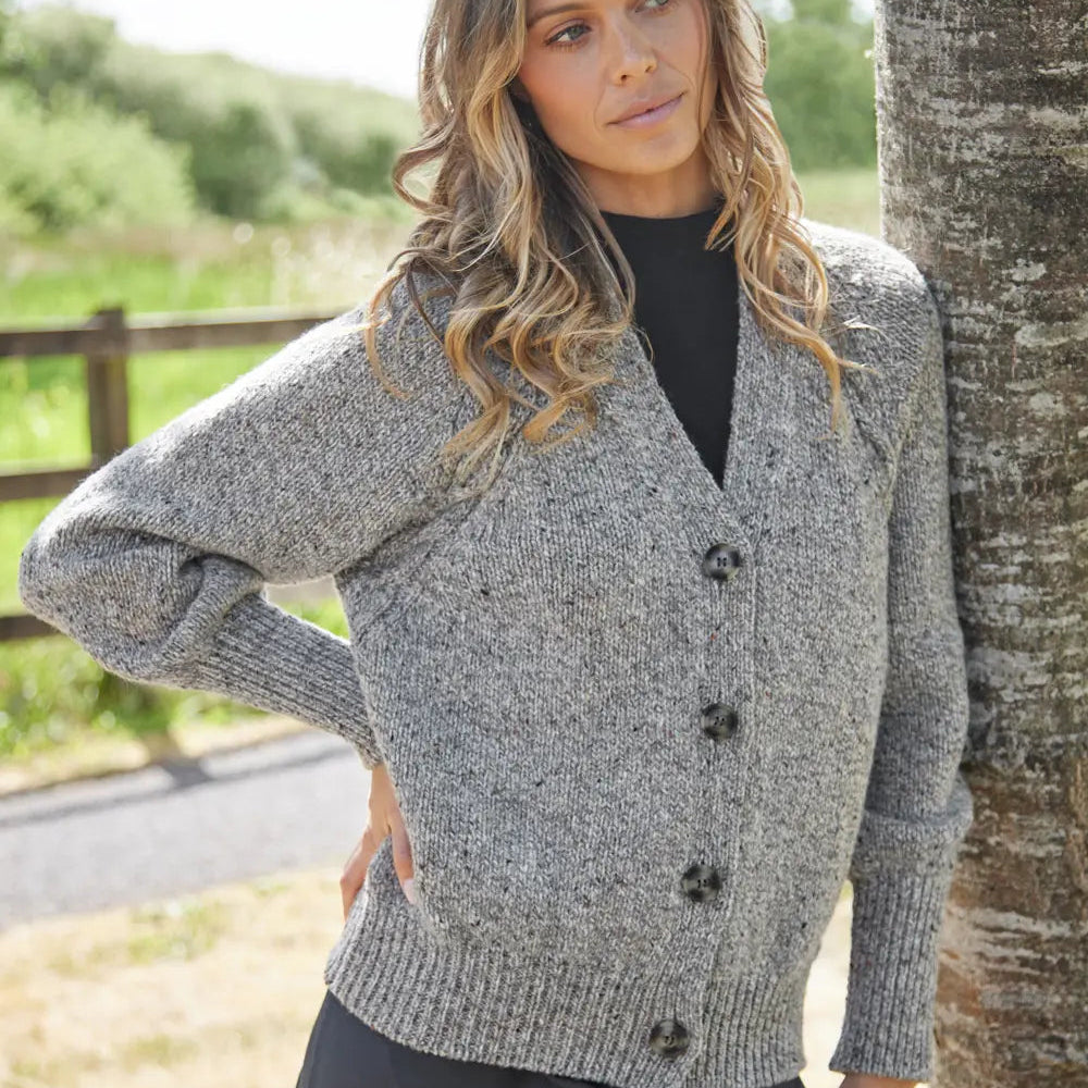 Fisherman Out of Ireland | Raglan Cardigan - Porridge