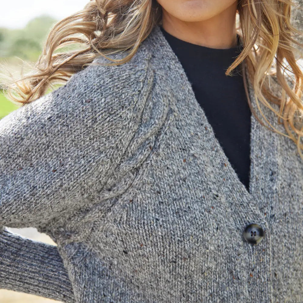 Fisherman Out of Ireland | Raglan Cardigan - Porridge