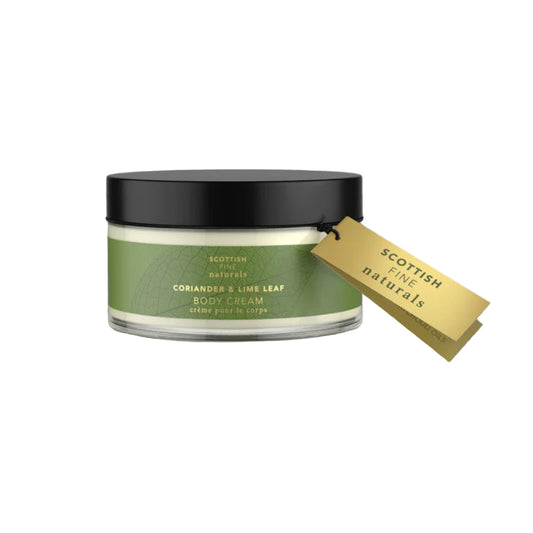 Scottish Fine Soaps | Coriander & Lime Leaf Body Cream - 200ml jar