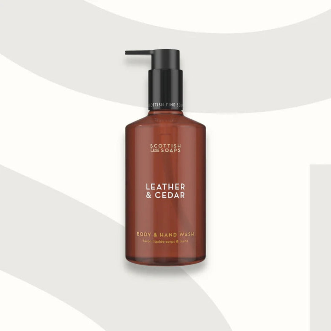 Scottish Fine Soaps | Leather & Cedar Body & Hand Wash