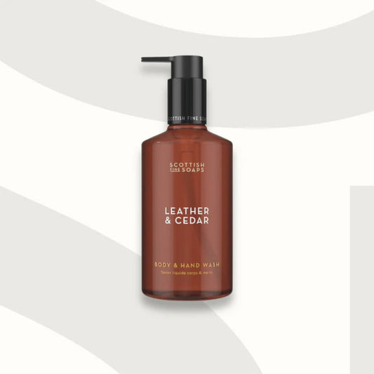 Scottish Fine Soaps | Leather & Cedar Body & Hand Wash