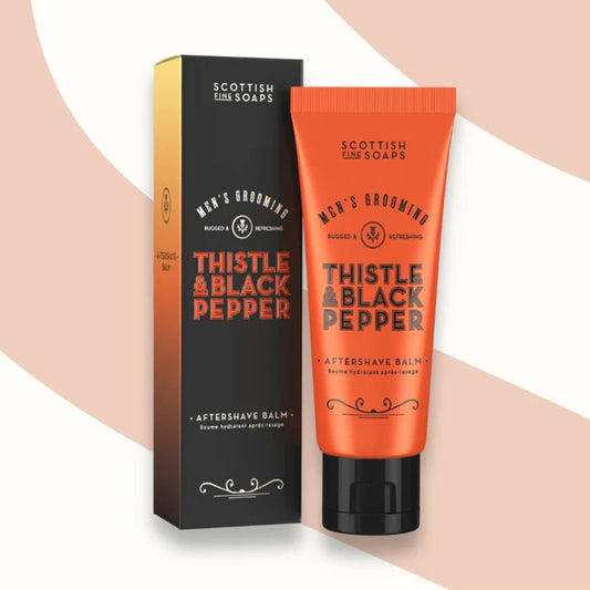 Scottish Fine Soaps | Thistle & Black Pepper Aftershave Balm
