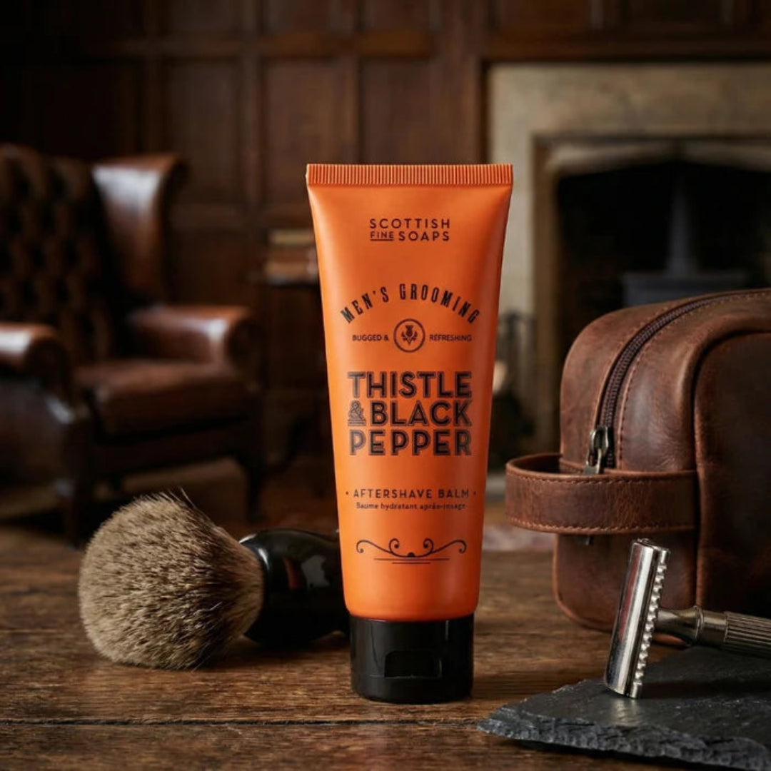 Scottish Fine Soaps | Thistle & Black Pepper Aftershave Balm