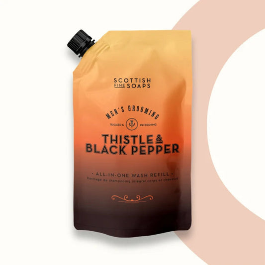 Scottish Fine Soaps | Thistle & Black Pepper All-In-One Wash Refill