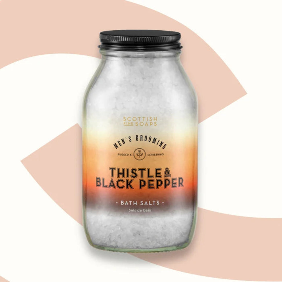 Scottish Fine Soaps | Thistle & Black Pepper Bath Salts